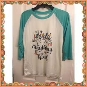Graphic shirt.